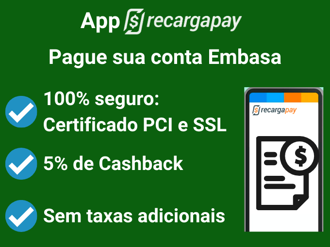 Pague sua conta Embasa