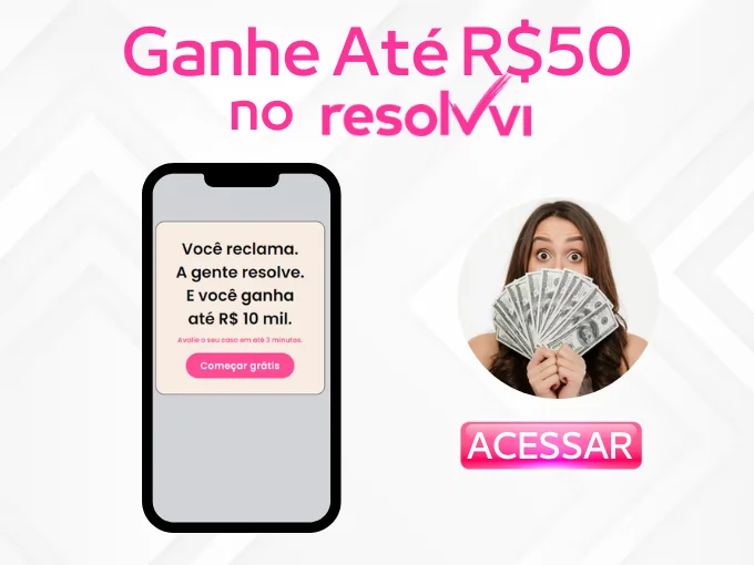 4) Resolvvi - Receba até R$ 50