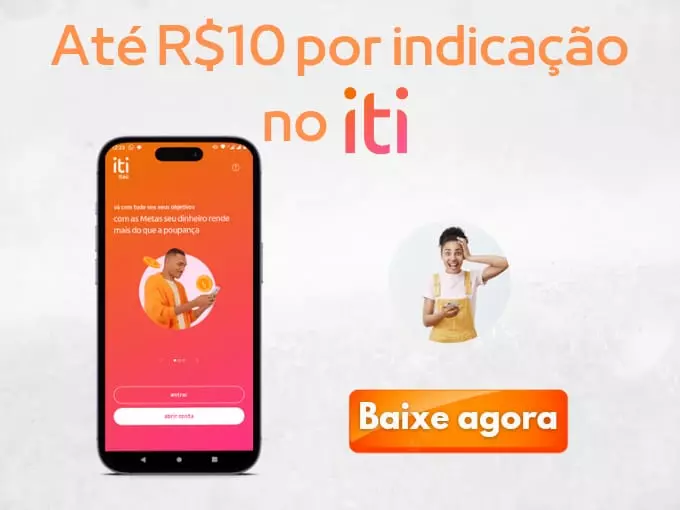 Iti Itaú - Até R$ 10 por indicação