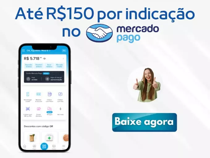 Mercado Pago - Até R$ 150 por indicação