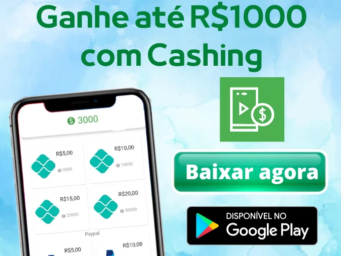 Cashing App: Até R$ 1000 por mês com pesquisas e jogos