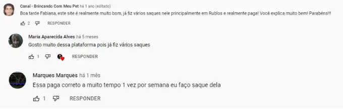 comentários sobre o site adbtc