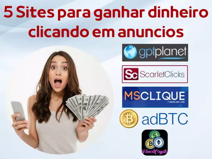 sites para ganhar dinheiro clicando em anúncios