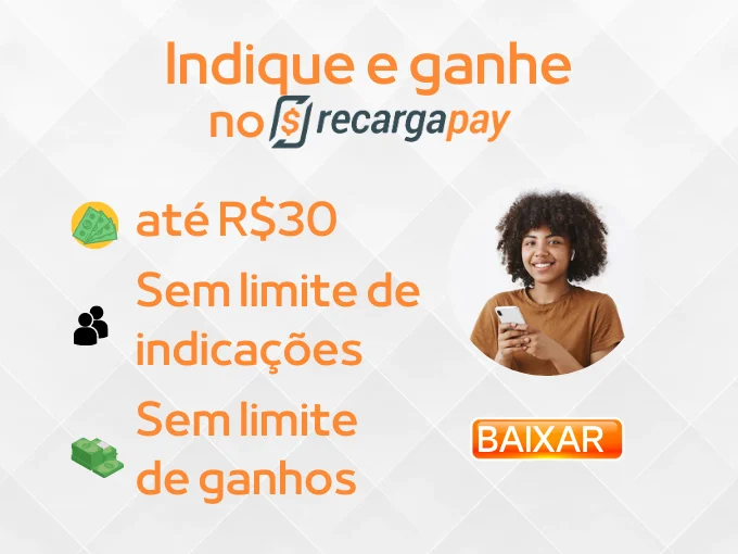 5) RecargaPay - Receba entre até R$ 30